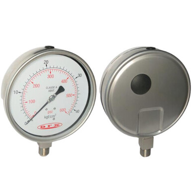 Manômetro DIA Vertical – Com Blow-out (160mm – 6”)