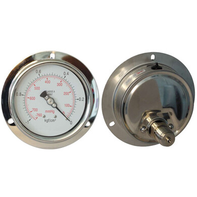 Vacuômetro DIA Vertical – Com Blow-out (BSP 1/2")