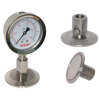 Manômetro com Selo Tri-clamp (TC)