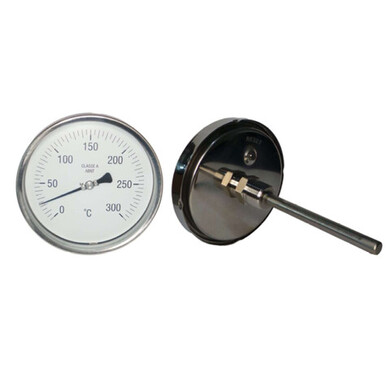 Termômetro DTI Horizontal - Bimetálico Analógico (160mm - 6")